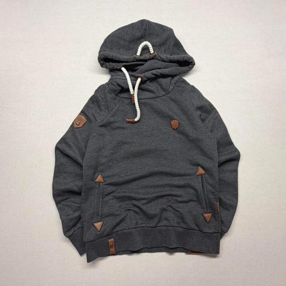 Naketano Men's Grey Hoodie